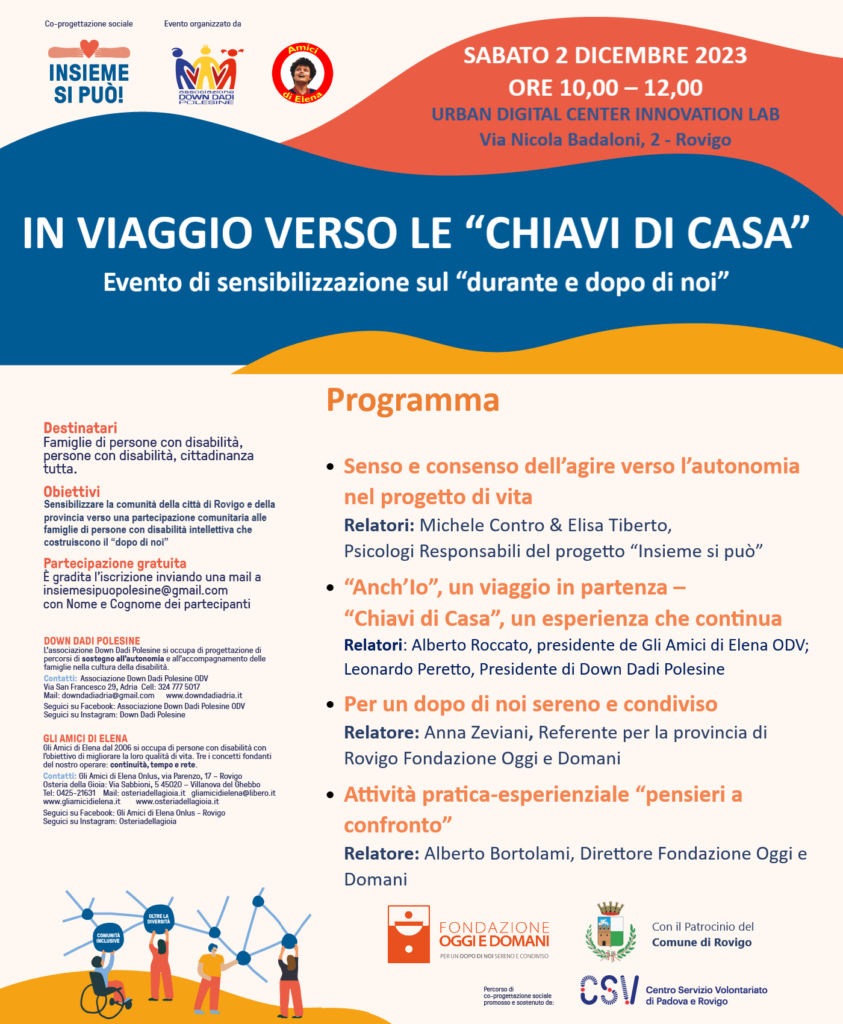 Locandina evento di sensibilizzazione Rovigo 2 dicembre 2023_last
