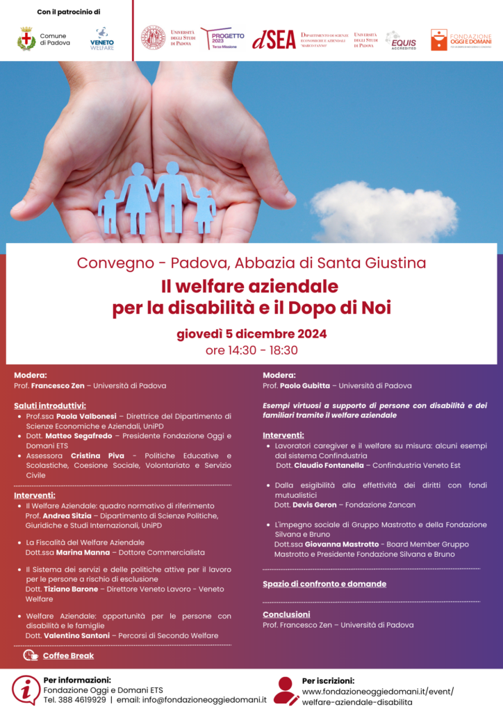 LOCANDINA CONVEGNO WELFARE AZIENDALE 5 DICEMBRE
